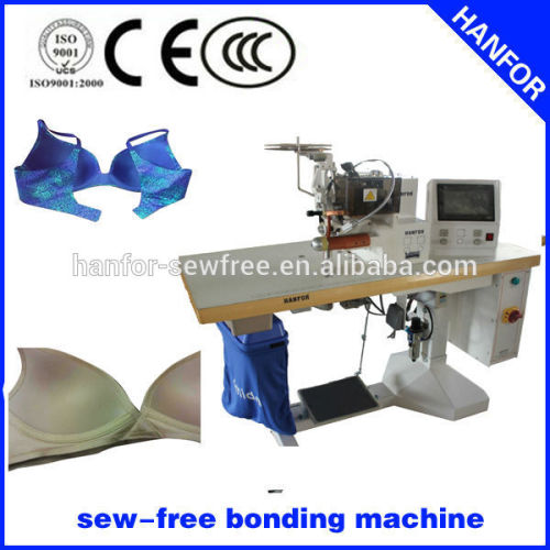 Hot melt glue laminating machine for bra Shanghai Hanfor HF-701