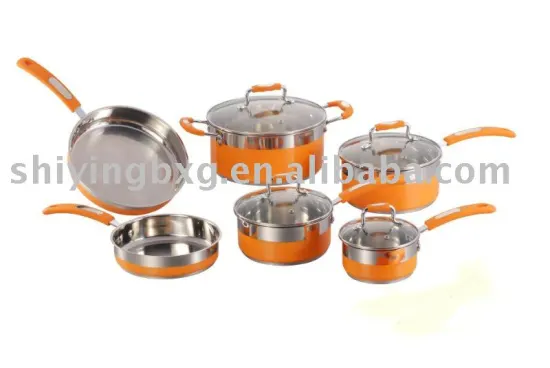 stainless steel cookware set