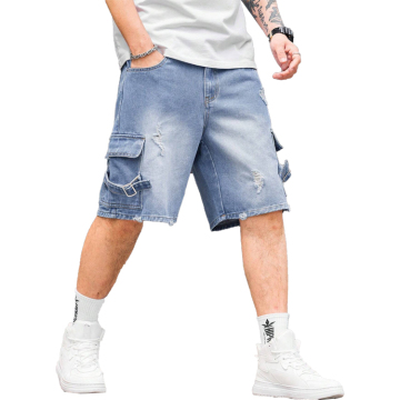 Customizable Men's Jeans Shorts: Casual Style, Streetwear, and Short Pants