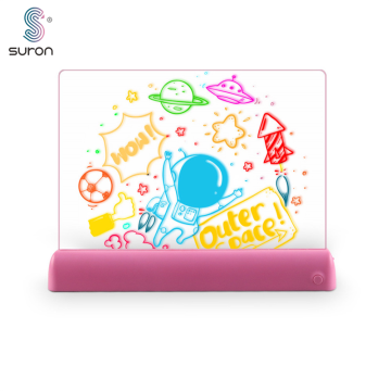 Suron Educational Toy Drawing Pad 3D Magic Light