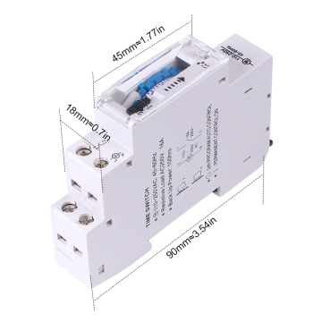 Módulo de interruptor de temporizador de red digital de 12 VDC: no se requiere batería