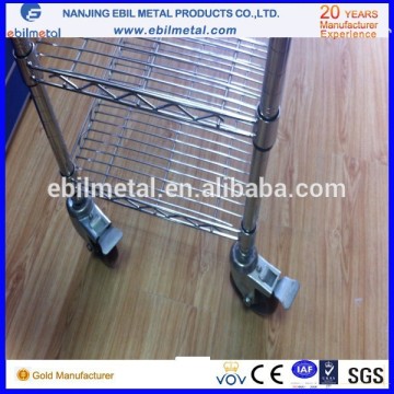 China iron-plated chrome wire shelving light duty