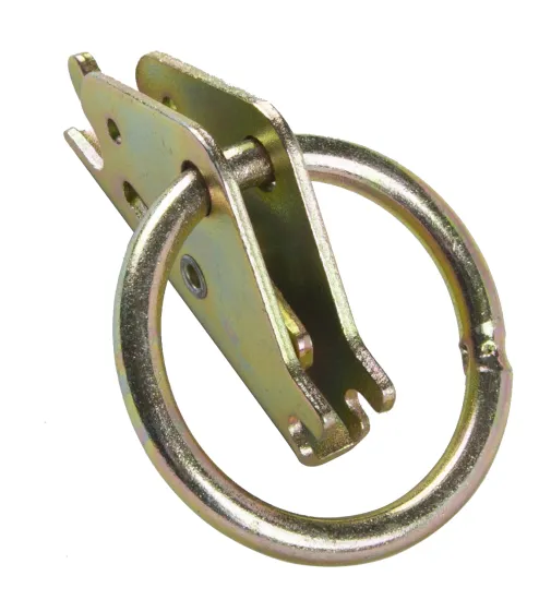 E-Track Hooks with Round Rings for Ratchet Straps Fittings