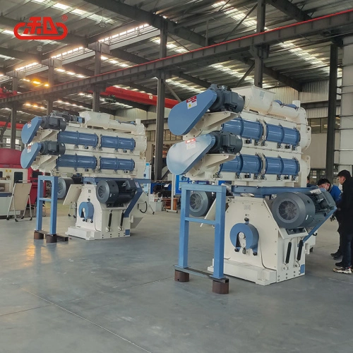 Biomass Pellet Production Line with Four Model 420 Ring Die Pellet Mills