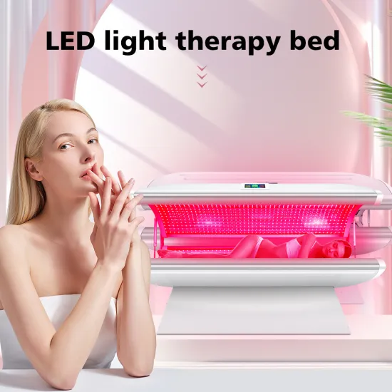 Customs Red Infrared LED Therapy Bed for Beauty