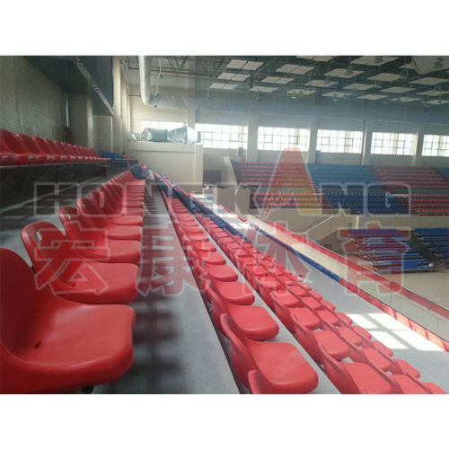 Medium Back Hollow HDPE Plastic Stadium Chair