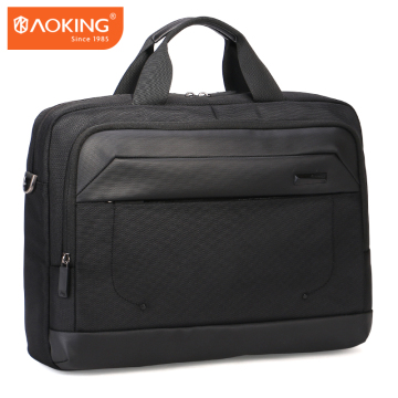 AOKING Business Bag Square Laptop Shoulder Briefcase Bag Large Capacity