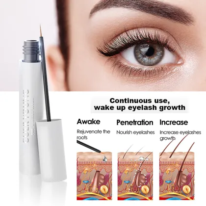 Organic Hyaluronic Acid Eyelash Growth Serum - OEM Private Label 6ml Lash Enhancer