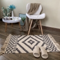 Hot Selling Custom Cotton Woven Printed Doormat Rug