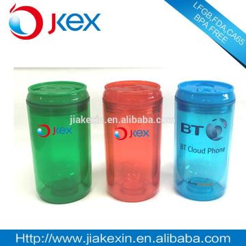 BPA FREE cola can in transparent color