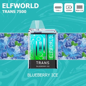 Original Elf word Trans 7500 Puff Disposable Vape