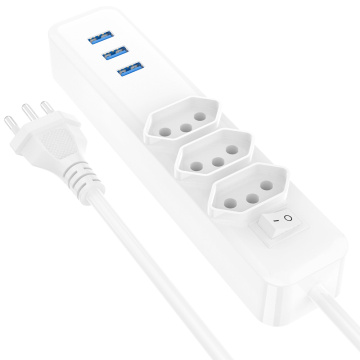 Brazilian Socket 3 Power Socket 3 USB Port