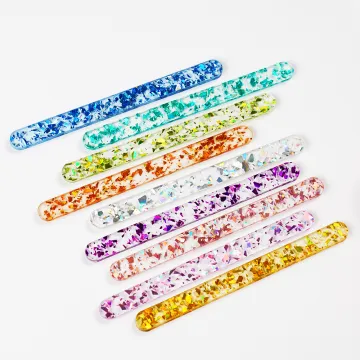 Customizable Colorful Bling Popsicle Sticks in Bulk: Premium Acrylic Ice Cream Sticks
