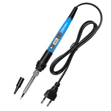 110v/220v Adjustable Temperature Electric Soldering Iron with USA/UK/EU Plug, 80W