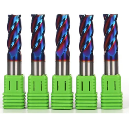 Flat End Mills Cutting Tools Carbide Corner Radius