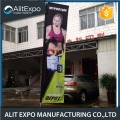 Pameran iklan angin terbang bendera spanduk