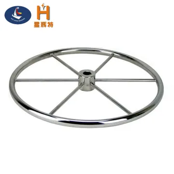 Stainless Steel Boat Yacht 6 Spoke Steering Wheel Accessories