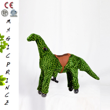 (EN71&ASTM&CE)~(Pass!!)~Dalian China Hot sale Walking Mechanical horse toy for kids riding , Blue Dinosaur