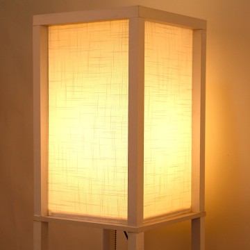 Modern wooden floor lamps