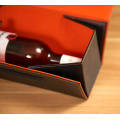 Single Leather Folding Wine Facking Box