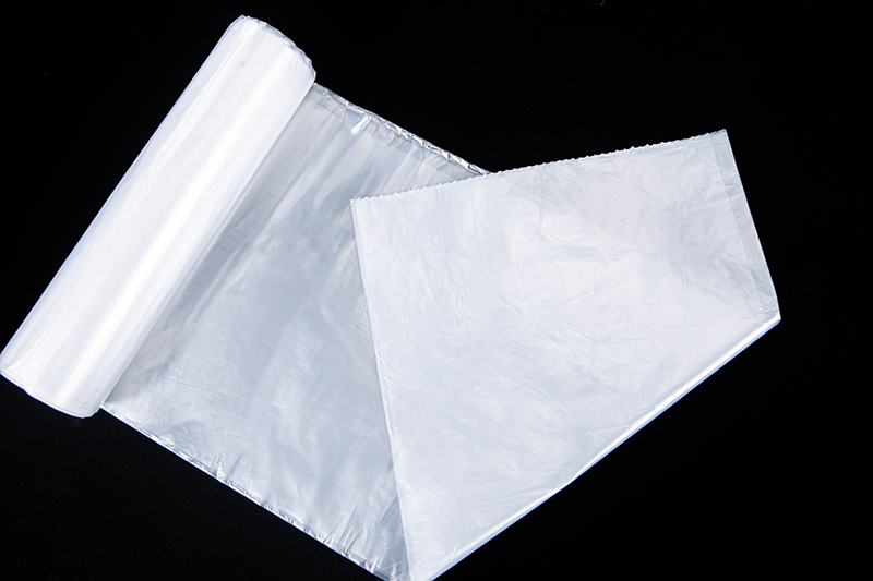 Household Plastic Flat Garbage Bags On Roll