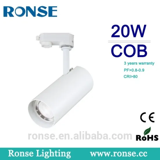 Aluminum tiltable led cob track light 20w ce rohs(GD16F20C)