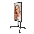 55-inch mobiele live-uitzending touchscreen-monitor