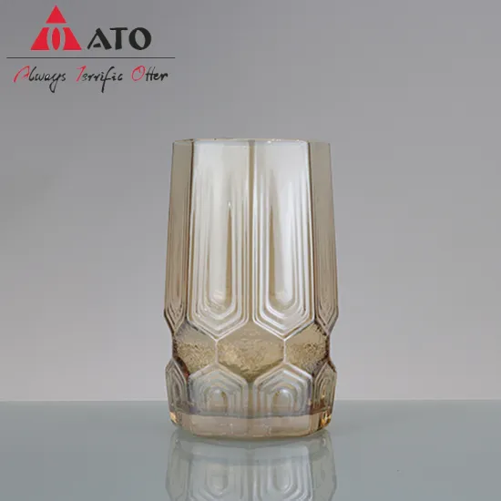 ATO Vintage Water Glassware for Juice Beer Cocktail