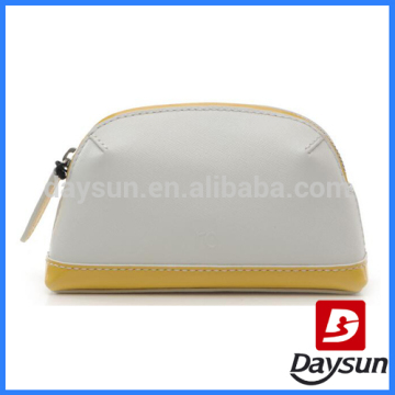 Cosmetic Bag Cosmetic Clutch with Patent leather trim