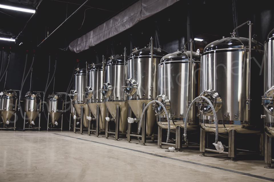 Réservoir de fermentation de bière en acier inoxydable de 1000L