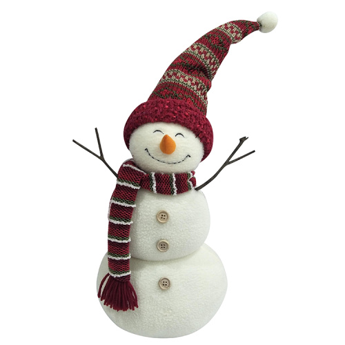 Peluche de décoration de bonhomme de neige de Noël