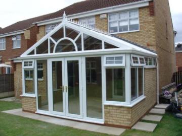 Aluminium DIY Conservatory Gable End Conservatory