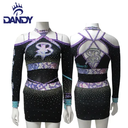 Custom cheer dance sexy cheer uniforms cheer apparel