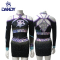 Dandy custom competition cheerleader style top skirtt cheerleading uniform youth cheer uniforms