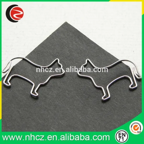 Design Animal Metal Cat Paper Clips