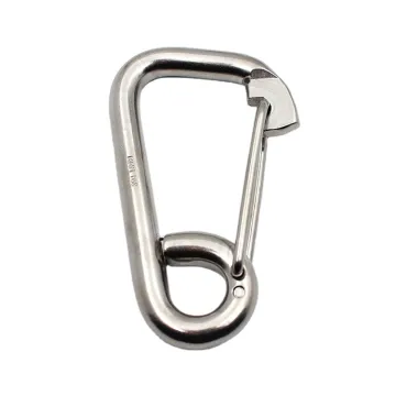 304 Stainless Steel Quick Release Spring Hooks Buckle Diving Accessories 8*80