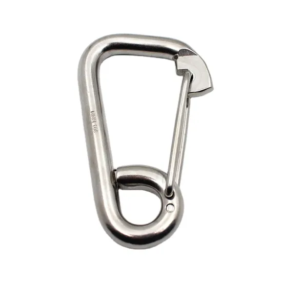 304 Stainless Steel Quick Release Spring Hooks Buckle Diving Accessories 8*80
