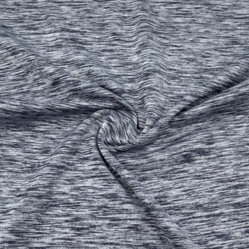 Tela gris de poliéster poliéster spandex