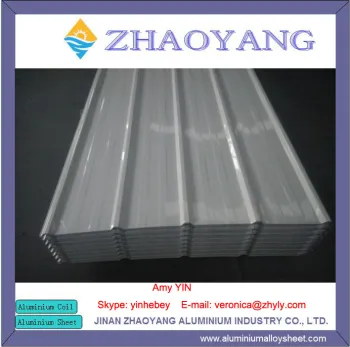 3003 H24 colored corrugated aluminium sheet & plate for roof/wall