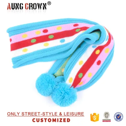 fashion 100% acrylic wholesale children scarf