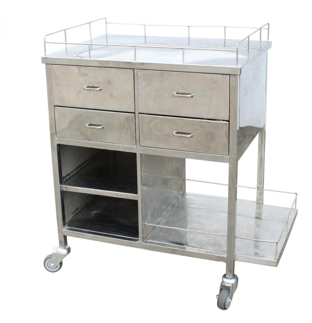 Mobile Medical Storage ICU Medicine Trolley Cart