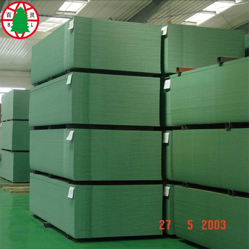 Waterproof MDF moisture proof green color MDF