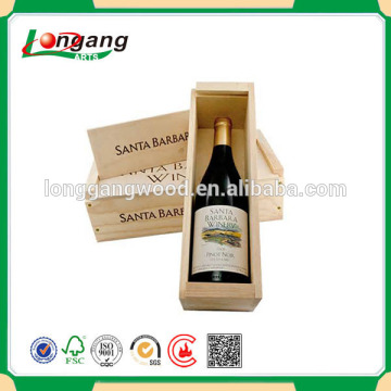 canada wooden box wine bottle box vino box