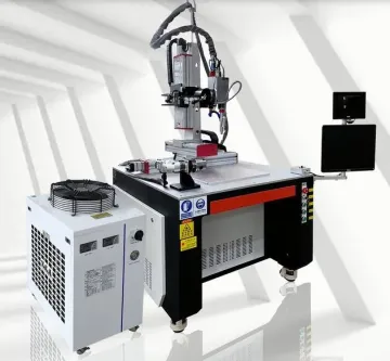 With Rotating Platform Feeding Laser Welding Machine