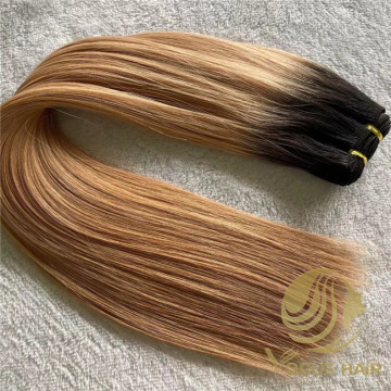 Cheap machine weft hair extensions