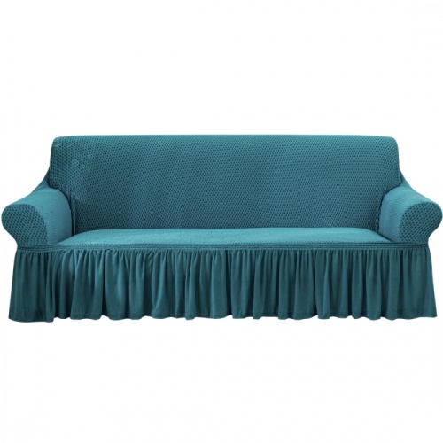 Turkish universal high-end sofa cover with hemline