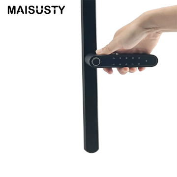 Broken Bridge Aluminum Fingerprint Handle Sliding Door Lock