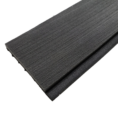 Dark Grey over Black Marine EVA Faux Teak