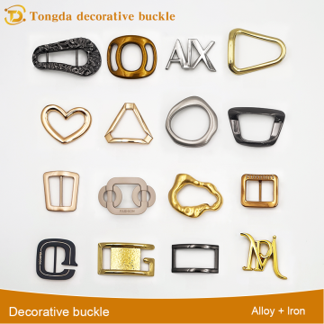 Zarif Çinko Alaşımlı Ayakkabı Dekoratif Bağlantı Elemanları Özel Tasarım