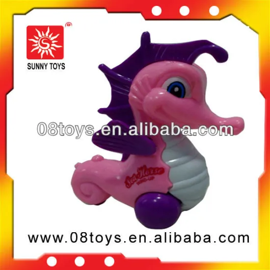 Carton sea horse plastic wind up toys